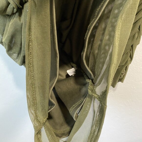 fashion nova womens dress small scrunched bodycon s dark club fitted ci - Picture 4 of 11